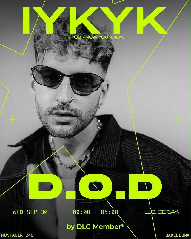 IYKYK x D.O.D at LUZ DE GAS ⚡