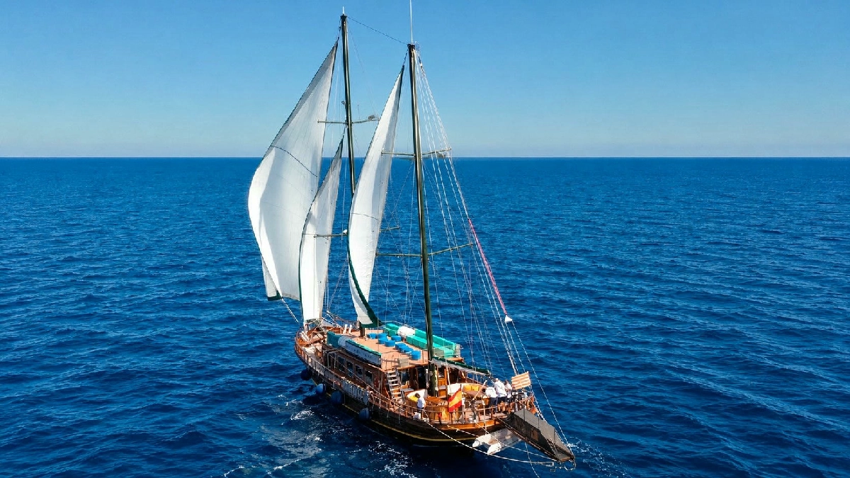 PIRATE BOAT EXPERIENCE⛵🌊 Sail the Barcelona Coast + Tapa