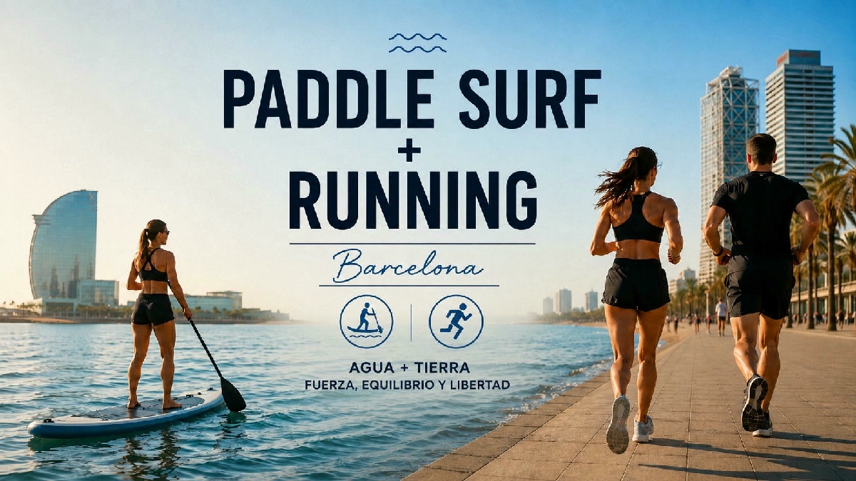 RUNNING + PADDLE SURF EXPERIENCE 🏃‍♀️🌊