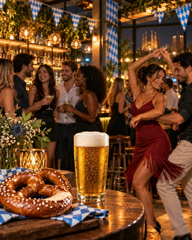 OKTOBERFEST PARTY 🍺🥨 & FREE SALSA-BACHATA CLASS 💃 + FREE SHOT WITH 0.5L BEER